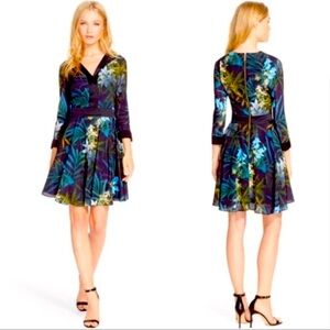 Ted Baker Green V-Neck Dress M